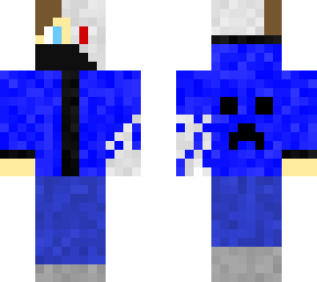 blue jacket cyborg (mask)