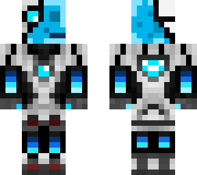 blue slime cyborg