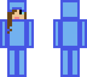 blue slime girl