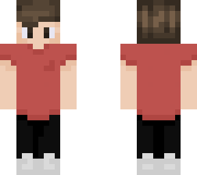 boy with red shirt