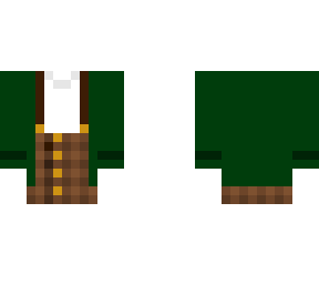 brown plaid skirt with green cardigan (base)