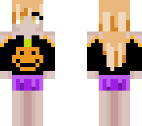 cool halloween pumpkin girl