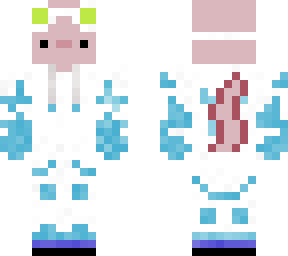 cute gamer axolotol