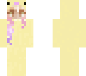 cute girl in duck onesie