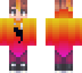 elephant sunset gradient hoodie