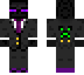 ender man with a suit