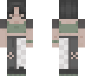 green crop top