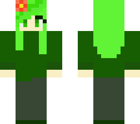 green girl with sweater top improved