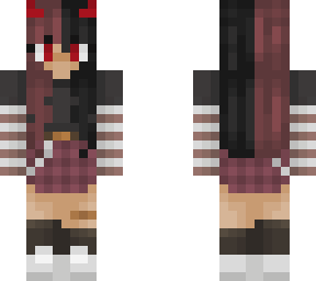 half and half hair demon