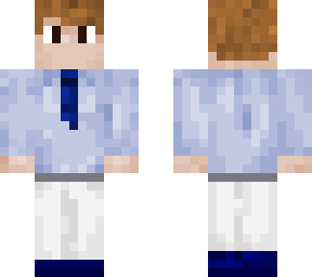 man in collared shirt