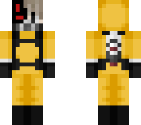 my skin with hazmat suit