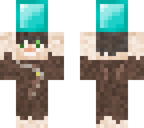 myskelknytt with diamond block
