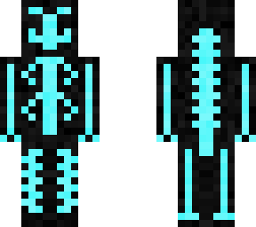 neon skeleton