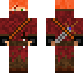 nether hunter with red hair