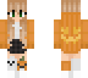 pumpkin girl dark blonde