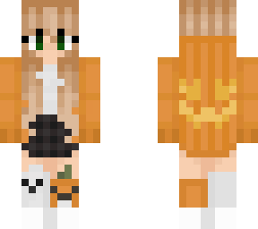 pumpkin girl dark blonde