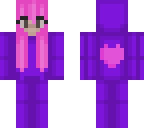 purple x pink hoodie gurl