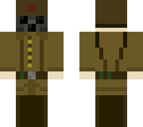 soviet with gas mask