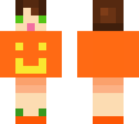 .:the cute pumpkin:. 8-bit!! hppy skintober day23!!!