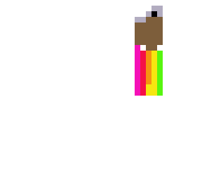 back of skin nyon cat