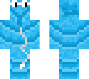 blue worm on string