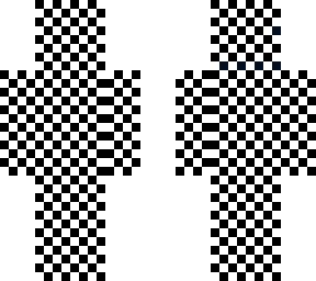 checker board man