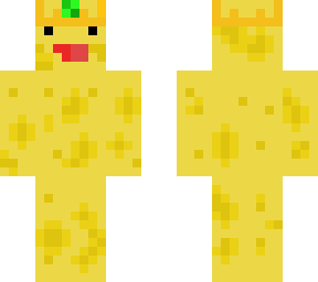 cheese man with crown