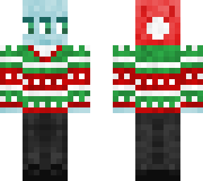 christmas blue alien
