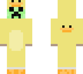 creeper in duckie costume
