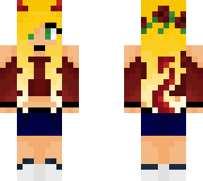 cute blond demon girl