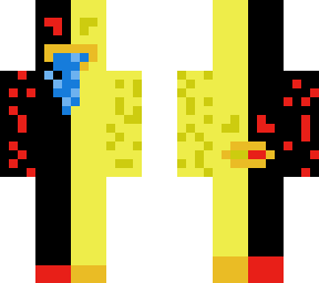 Derp half evil duck | Minecraft Skin