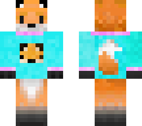 fox in a sweater