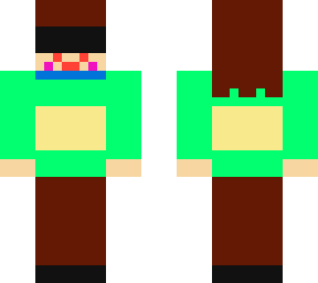 frisk with chara overlay