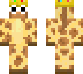 giraffe with crown and glasses