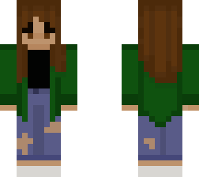green coat