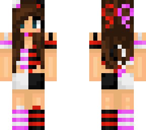 half and half catgirl