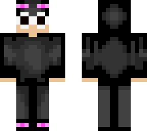 me in enderman onesie