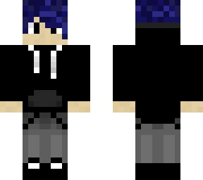 me with blue hair