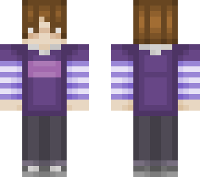 purple emo boy