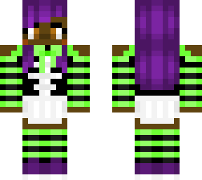 purple halloween girl