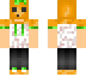 spoopy pumpkin head