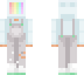 tvhead pastel overalls