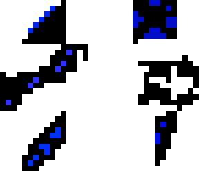 blue black and whit masterpiece