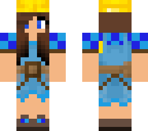 blue girl