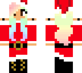 christmas pastel panda girl