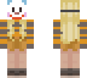 clown masked girl