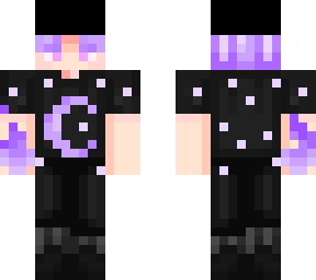 commision1 purple flames and moon