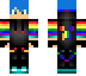 cool rainbow creeper boy