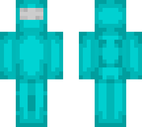 cyan crewmate (among us)
