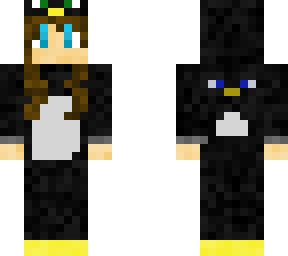 girl in penguin onesie